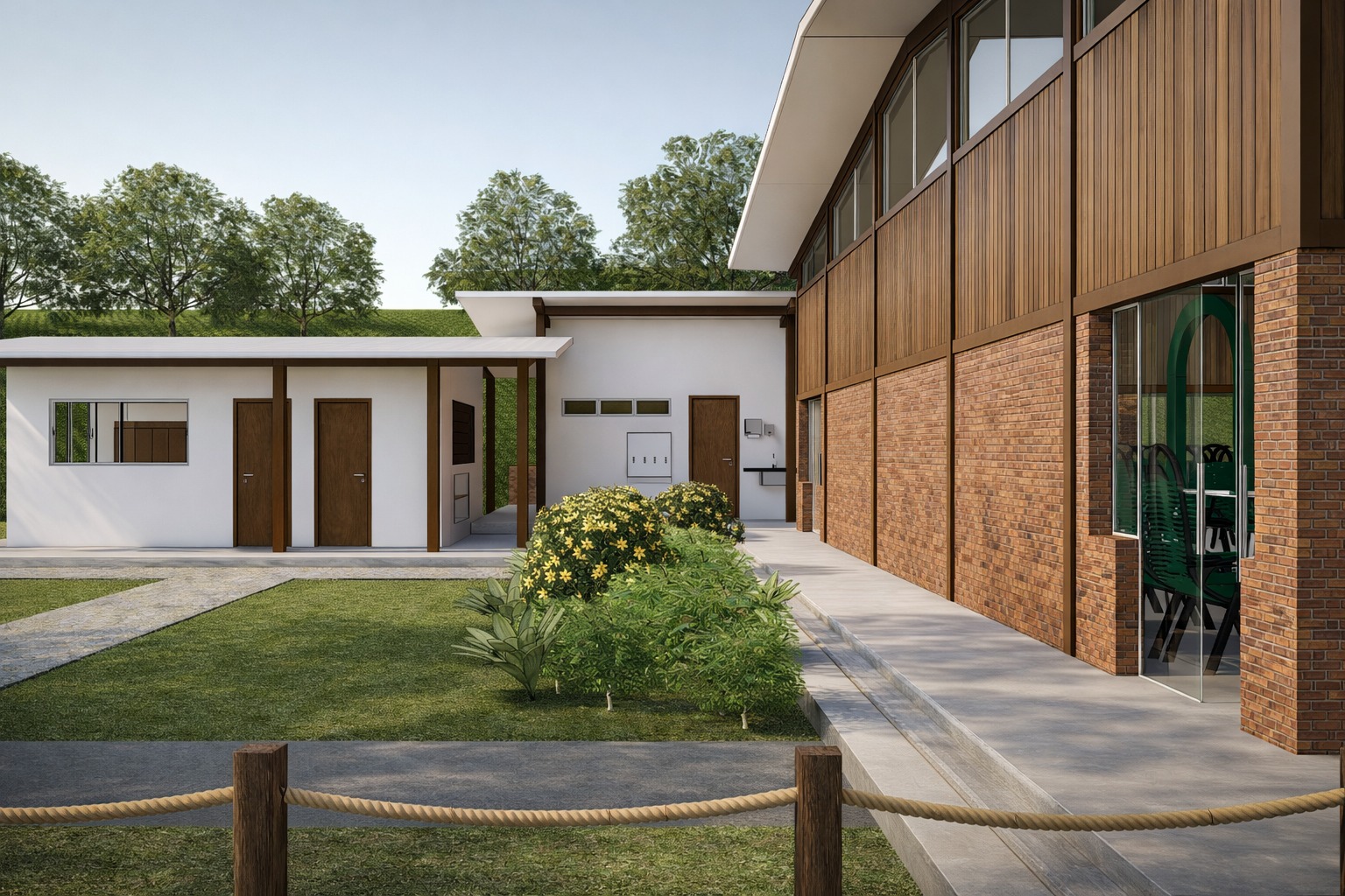 Internal courtyard
